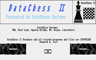 DataChess II atari screenshot